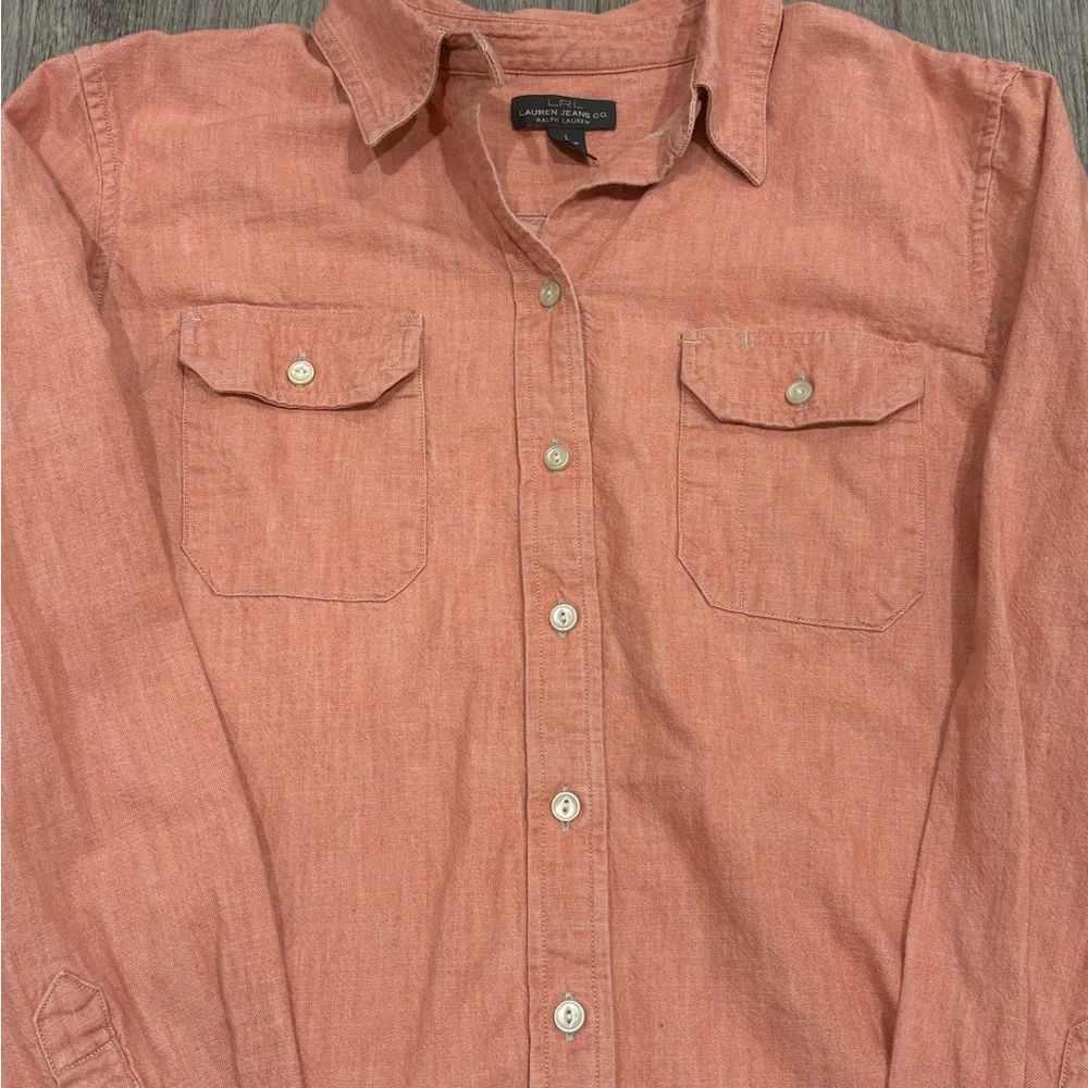 Ralph Lauren women’s Casual Shirt - Coral - Picture 5 of 8